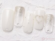 ネイルメゾン 池袋店(NAIL MAISON)/シルバースノーラメ¥10550