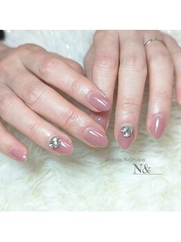 エヌ アンド(N&)/ワンカラー&ビジュー