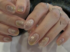 ラベンダー淡色インクニュアンス