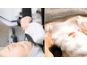 女性【9月限定!紫外線ケア】顔脱毛《特殊ヘッド込》×全顔白玉泡パック¥7500