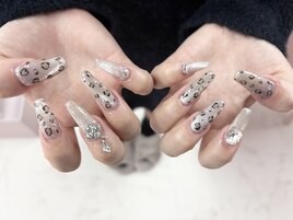 ヒョウ柄×マグネット