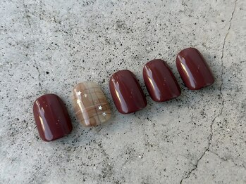 チェックネイル