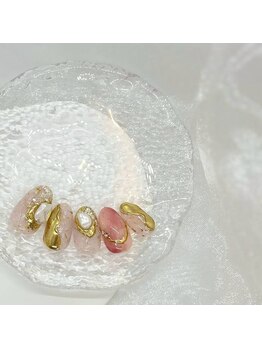 大人可愛いニュアンスデザイン