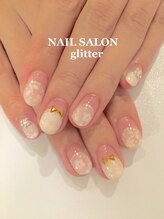 ネイルサロン グリッター(NAIL SALON glitter)/春のお花ネイル