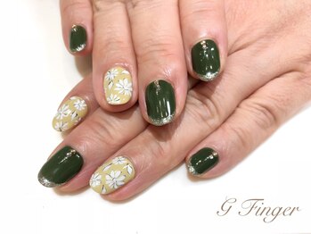 ジー フィンガー 川口店(G Finger)/大人のフラワーネイル