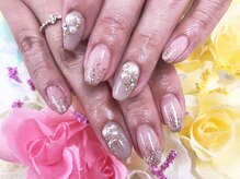 ダブルネイル(Double Nail)/【久森】グレージュネイル