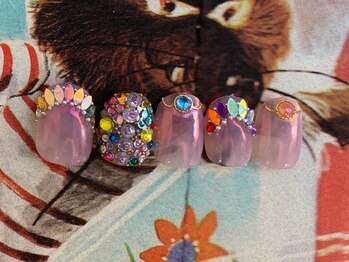 ゆびノさき/透け感　パーツ