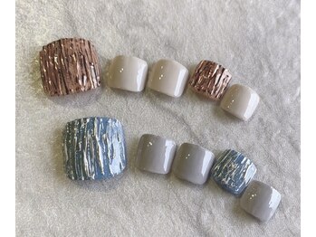 ネイルサロン ブリオン(Nail Salon Bullion)/ミラーストライプネイル