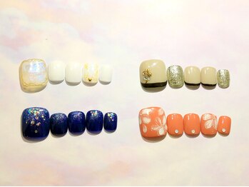 フォルチェ ゆめタウン東広島店(Folche)/13周年フットネイルサンプル