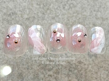 クレオ 中目黒店(Cleo)/【3月】チーク×桜ネイル