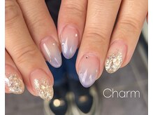 今までモチが悪くて諦めていたクリア系デザインも出来るように♪