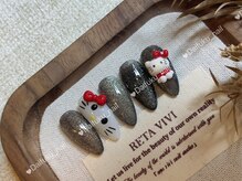 ダイフクネイルズ(Daifuku nails)/hello-kitteネイル