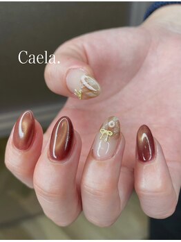 カエラ(Caela)/チェック×リボン