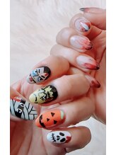 チヒロネイル/ハロウィンネイル