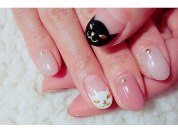 ラブブルカ テンモンカン(Lovebrka tenmonkan)/【猫ちゃんネイル♪】