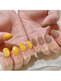 ぷっくりちぐはぐネイル★
