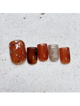 ネイルアンドまつげ リュフェール 五反田(Nail Lufaire)/べっ甲シェル