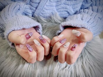 ルビーネイル 太閤通駅店(RUBY NAIL)/フリーデザイン スカルプ