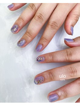 ウロネイルズ(ulo nails)/ドライフラワーニュアンスネイル
