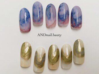 アンドネイル ビューティー(AND nail,beauty)/夏ネイル/ニュアンスネイル/藤沢