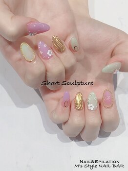 エムズスタイル ネイルバー(M's Style NAIL BAR)/guest nail
