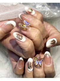 蝶々ネイル