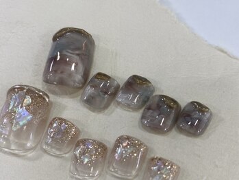 アイネイルズ 渋谷店(I nails)の写真/【初回オフ無料☆FOOT★デザイン相談コース☆7100～】再来オフ代別途[渋谷]