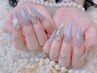 【チップ長さだし】持ち込み アート/つけ放題 4本まで ¥12800