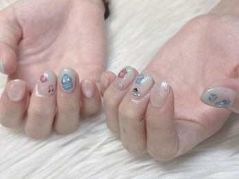 QBネイル 多摩センター店(QB Nail)/ゆるかわハンギョドンネイル