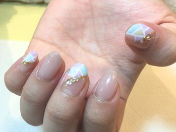 ネイルズ ララ(nails Lala)/ブロッキングネイル。