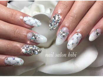 ネイルサロン ビビ(bibi)/ホワイトネイル