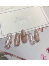 リップルズ(Ripples)/マグネット・ヒョウ柄ネイル