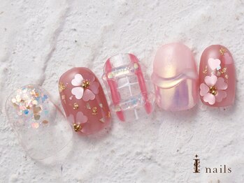 春色桜ピンクネイル10480円