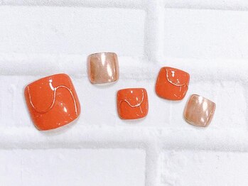 フィールネイル 天王町店(feelnail)/フット・トレンド定額　9500円