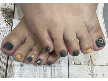 ビガップ(Big up)/シンプルフットネイル