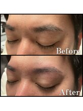 眉毛男子 新宿店/リピーター様【 before/after 】