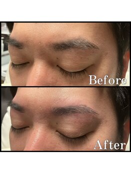 眉毛男子 新宿店/リピーター様【 before/after 】