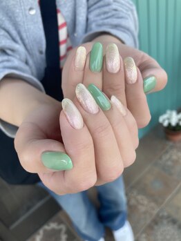 サフィールネイルサフィールネイル(Saphir nail)/春色ネイル