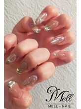 メルネイル(MELL-NAIL)/長さ出し10本アート♪