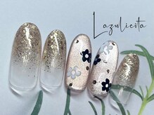 ラズリチタ(Lazulicita)/韓国風ゆるっと手描きフラワー♪