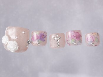 ジェミーネイル シンジュク(Jemiy nail shinjuku)/レース花柄y2k¥9980