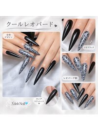 クールレオパードネイル