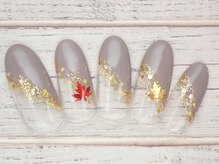 ワンネイル(ONE NAIL)/＃秋ネイル＃楓ネイル