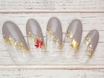 ワンネイル(ONE NAIL)/#秋ネイル#楓ネイル