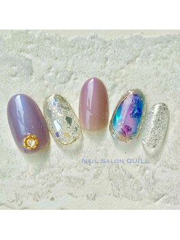 ネイルサロン クイル(QUILL)/１２月キラキラ（２）