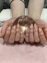 チェリーブロッサム(A CHERRY BLOSSOM)/ワンカラー先端ミラーネイル