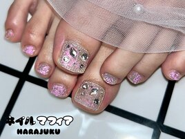 フットネイル/夏/ワンホン/原宿