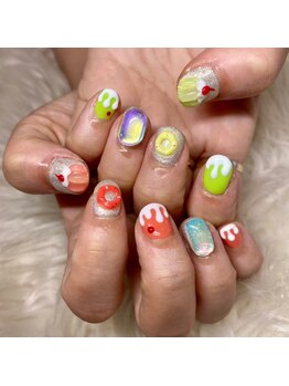 シュガープラム ネイル 横浜(sugar plum)/やり放題/ジェル/スカルプ/横浜