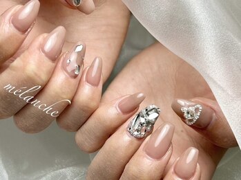 メランシェ(melanche)の写真/シンプルだからこそ指先が映える美フォルムに★フィルイン対応可能◎ワンホン・フレンチ等も対応可能です！