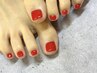 【フット】ワンカラー　オフ＆ケア込み¥6000→